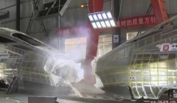 Video: Trung Quốc thử nghiệm cho hai tàu cao tốc lao vào nhau