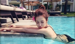 Bà mẹ U40 xinh đẹp, thân hình bốc lửa 'ăn đứt' gái 18