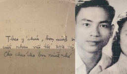 Thiệp cưới bình dị, nhưng thầy Văn Như Cương và vợ đã bên nhau cả đời