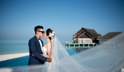 Hậu đám cưới 6 tỷ, nữ đại gia Bình Phước tiếp tục gây sốt với bộ ảnh cưới đẹp nao lòng tại Maldives