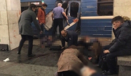 Video: Cảnh hoảng loạn bên trong tàu điện ngầm của Nga khi bị đánh bom