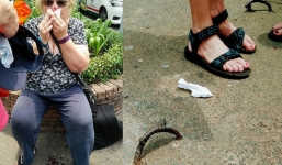 'Ma trận' móc sắt trên vỉa hè khiến du khách ngã dập mặt ở Sài Gòn