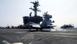 Mỹ lý giải động thái đưa biên đội tàu sân bay chiến đấu đến gần Triều Tiên.