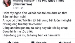 Công an làm rõ nghi án bắt cóc trẻ em ở Phú Quốc