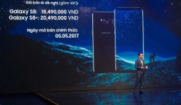Galaxy S8/S8+ ra mắt thị trường Việt giá 18,5 và 20,5 triệu
