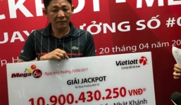 Đại gia trúng gần 10 tỷ Vietlott chia 1,8 tỷ đồng cho 4 người bạn