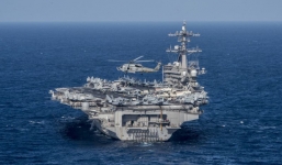 Tàu sân bay Mỹ đã ở vị trí có thể nhắm bắn Triều Tiên