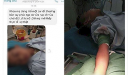 Vừa sạc pin vừa chơi game trên điện thoại, bé trai 8 tuổi bị dập nát cả bàn tay phải