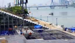 Sẵn sàng cho giờ khai hội lễ hội pháo hoa quốc tế Đà Nẵng 2017