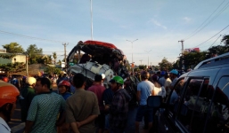 Gia Lai: Tai nạn giao thông nghiêm trọng, hàng chục người thương vong