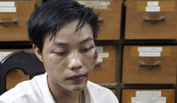 Va chạm giao thông, 2 anh em ruột bị đâm trọng thương