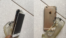 Pin iPhone 6s phát nổ, bốc cháy tại TP Hồ Chí Minh
