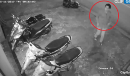 'Soái ca' trộm xe máy nhanh như chớp, chỉ mất đúng 3 giây