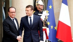 Tổng thống đắc cử Pháp Emmanuel Macron tuyên thệ nhậm chức