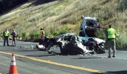 Nữ tài xế sống sót thần kỳ sau khoảnh khắc ôtô bị xẻ đôi