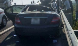 Đôi nam nữ tử vong trên cao tốc Hà Nội - Hải Phòng