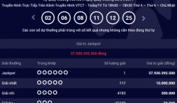 Chủ nhân giải Vietlott gần 38 tỷ đồng chỉ còn một tháng để nhận giải