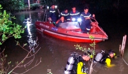 Bé gái 18 tháng tuổi nghi rơi xuống sông mất tích