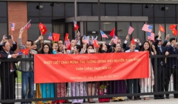 Đông đảo kiều bào đón Thủ tướng Nguyễn Xuân Phúc ở Washington DC