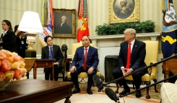 Cuộc hội đàm đầu tiên giữa Thủ tướng Nguyễn Xuân Phúc và Tổng thống Mỹ Donald Trump