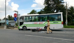 Tin TNGT mới nhất ngày 2/6: Xe khách tông 2 mô tô, 1 người nhập viện