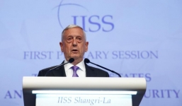 Đối thoại Shangri-La: Mỹ tuyên bố không chấp nhận Trung Quốc quân sự hóa Biển Đông
