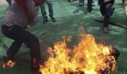 Nghi 'ngáo đá',  Việt kiều Úc tự thiêu nhảy từ tầng 5 xuống đất 