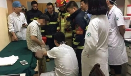 Giải cứu người đàn ông mắc kẹt “của quý” trong cờ lê suốt 17 tiếng