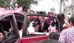 Chưa kịp bước chân vào nhà chồng, cô dâu đã bị chú rể lôi khỏi xe hoa một cách thô bạo trong ngày cưới
