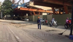 Vụ ống tuýp thép dài 3m rơi từ dự án đường sắt đô thị: Chủ đầu tư nói gì?