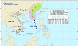 Bão số sẽ 1 suy yếu thành áp thấp nhiệt đới, gây mưa trên cả nước