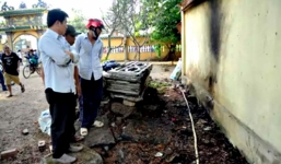 Hải Dương: Sư trụ trì bốc cháy giữa sân chùa