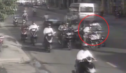 Dàn cảnh, ép xe để đồng bọn cướp giật táo tợn giữa ban ngày