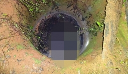 Tá hỏa phát hiện xác chết dưới giếng nước tưới cà phê