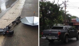 Phóng viên VTV đang tác nghiệp bị ô tô tông phá hỏng máy quay hơn 1 tỷ