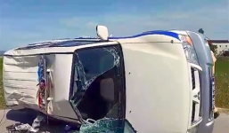 Thông tin mới nhất vụ xe Fortuner hất tung xe CSGT: Lái xe từng bị truy nã