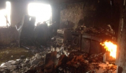 Hình ảnh tan hoang bên trong tòa nhà 27 tầng ở Anh sau vụ cháy