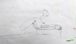 Đằng sau những bức vẽ nguệch ngoạc của trẻ thơ là sự thật khủng khiếp mà cha mẹ không ngờ tới