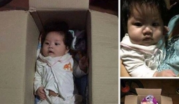 Hà Nội: Bé gái 4 tháng tuổi xinh xắn bị bỏ rơi trong thùng giấy