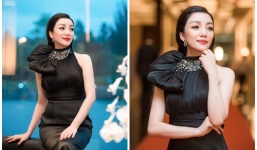 Ngẩn ngơ ngắm nhan sắc ca sĩ Phạm Thu Hà lộng lẫy trong sự kiện