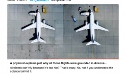 Mỹ: Đồ đạc ngoài trời tan chảy, nướng được bánh trong xe ô tô dưới cái nóng 49 độ