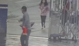 Tên cướp bị tóm gọn vì vào nhầm đồn cảnh sát tìm chỗ nấp