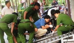 Nổ lớn trước cửa doanh nghiệp vận tải, giám đốc nhập viện