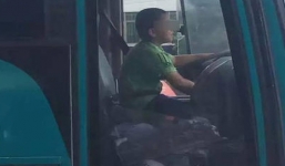 Trộm xe buýt, đứa trẻ 9 tuổi lái xe 'chạy loạn' trên đường: Người chứng kiến rùng mình!
