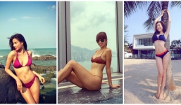 Mỹ nhân Việt cùng diện bikini đi biển, ai nóng bỏng nhất?