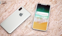 Cùng xem ảnh concept iPhone 8 trắng ngọc ngà vô cùng đẹp mắt của nhà thiết kế đồ họa nổi tiếng
