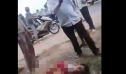 Tài xế xe ôm bị cướp đâm trọng thương, bò ra quốc lộ kêu cứu