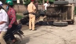 Thực hư thông tin lái xe công nông lật xe, tử vong do CSGT truy đuổi