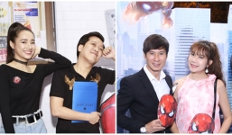 Mặc đồ đôi với Trường Giang nhưng đến Minh Hà cũng phải á khẩu với chiếc quần dị của Nhã Phương