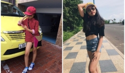 14 tuổi, Phương Mỹ Chi đã ăn mặc hở bạo như thế này!